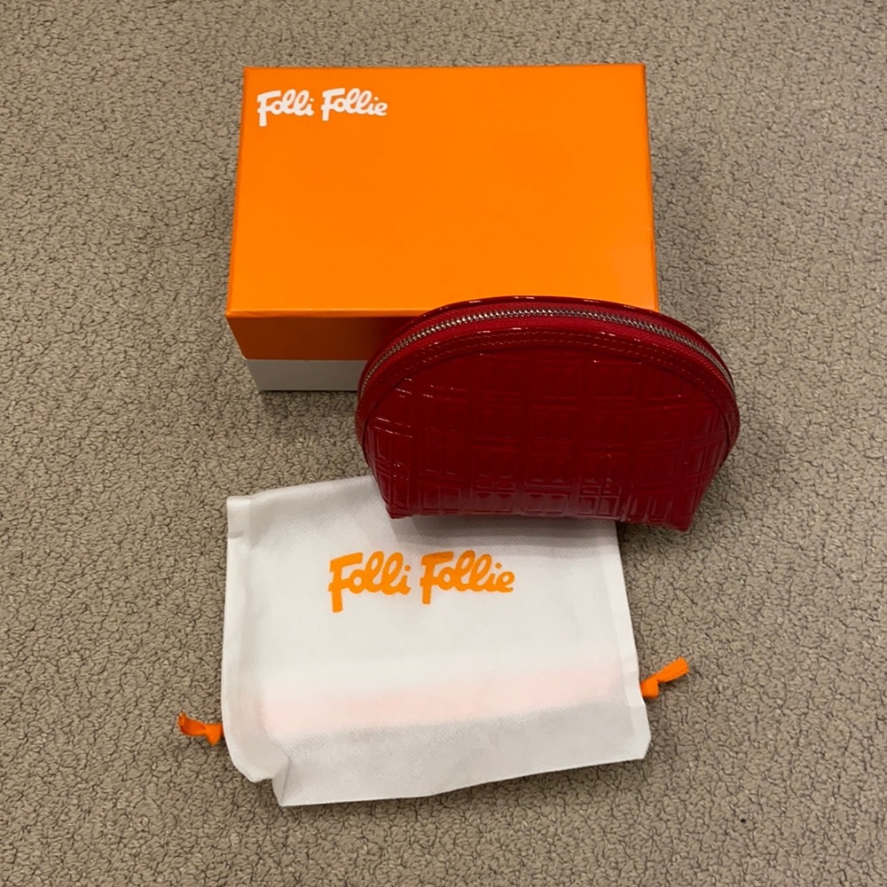 Brand New Folli Follie red clutch
